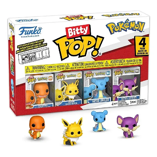 POKEMON BITTY POP! VINYL FIGURE 4-PACK SERIES 2 2 CM